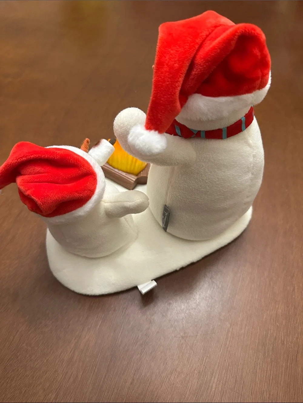 2025 Hallmark Light Sound Motion Roasting Marshmallows Snowmen Plush Holiday - Picture 7 of 10